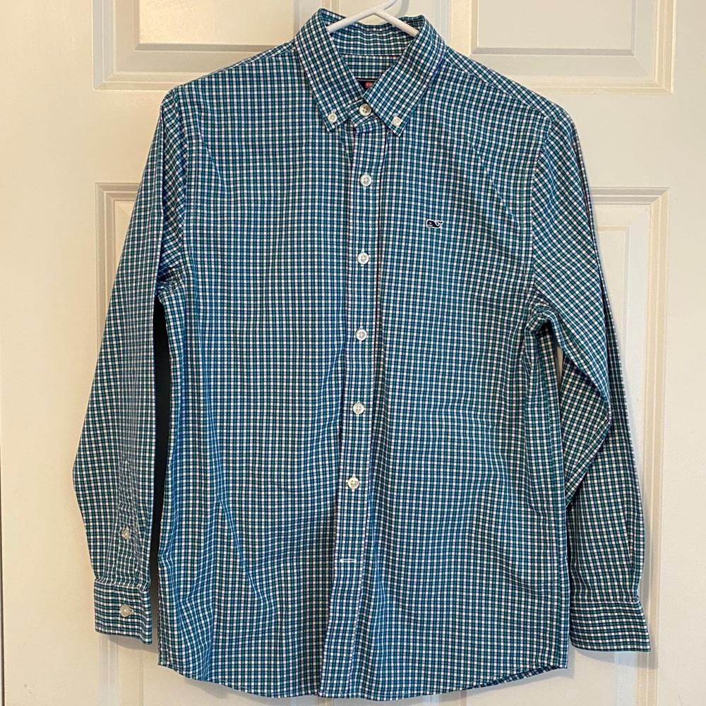 Vineyard Vines kids Whale shirt -size 12-14